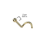 Implant Titanium Plain Ball Nose Screw Ring