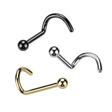 Implant Titanium Plain Ball Nose Screw Ring