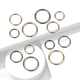 Implant Titanium Plain Seamless Hoop Rings