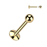 Titanium Basic Ball Internally Threaded Labret Studs Tragus Cartilage