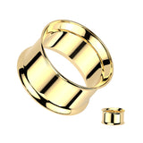 Pair Titanium Double Flare Flesh Tunnel Plugs