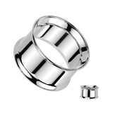 Pair Titanium Double Flare Flesh Tunnel Plugs