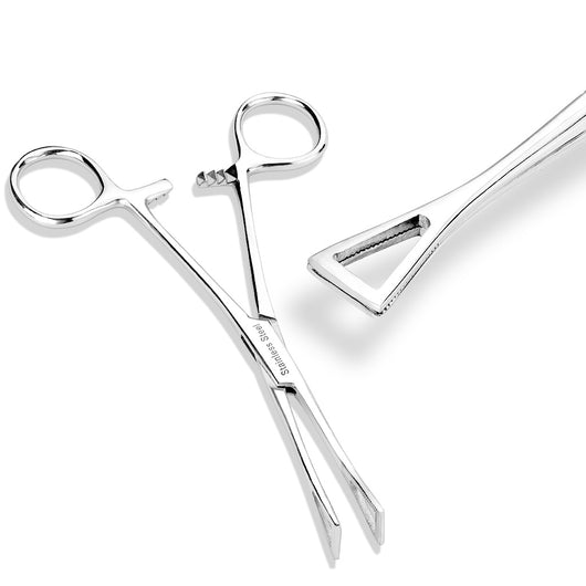 Stainless Steel Standard Pennington Forceps Piercing Tools 6.