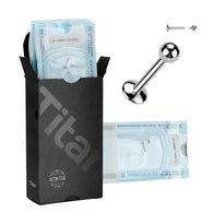 20 Pc Titanium Pre-Sterilized Internally Threaded Ball Top Stud For Labret Helix