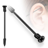 Screw Industrial Barbell 316L Surgical Steel
