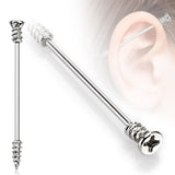 Screw Industrial Barbell 316L Surgical Steel