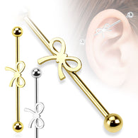 Ribbon 316L Surgical Steel Industrial Barbell