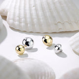 14K Solid Gold Dome Internally Threaded Dermal Anchor Top
