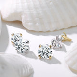 3 Pc Mix Size Prong Set CZ Dermal Anchor Top