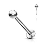 Push In Top Ball Threadless Labret Stud Monroe Tragus Cartilage