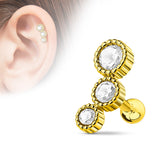 CZ Ear Cartilage Daith Helix Tragus Barbell