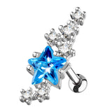 Multi Stars Ear Cartilage Helix Daith Tragus Studs Earrings