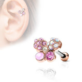 Butterfly Top CZ Ear Cartilage Daith Helix Tragus Barbell Stud