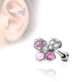 Butterfly Top CZ Ear Cartilage Daith Helix Tragus Barbell Stud
