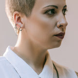 Triangle With Bar on Chain Dangle 316L Surgical Steel Tragus Cartilage Barbell