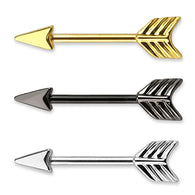 Pair of Arrow Barbell Nipple Rings
