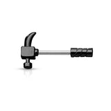 Pair Claw Hammer 316L Surgical Steel Nipple Shield Rings