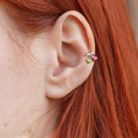 CZ Cherry Top Lip Labret Monroe Ear Cartilage Tragus