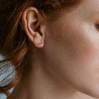 CZ Paved UnicornTop Lip Labret Monroe Ear Cartilage Tragus