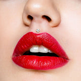 3 mm Square CZ Top Lip Labret Chin Ear Cartilage Tragus And Nose