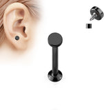 Round Top Internal Threaded Labret Monroe Daith Tragus Helix Stud