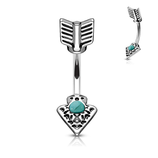 Arrow belly ring deals