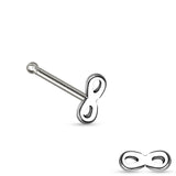 Infinity Top 316L Surgical Steel Nose Studs