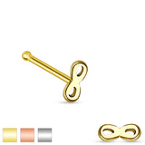 Infinity Top 316L Surgical Steel Nose Studs