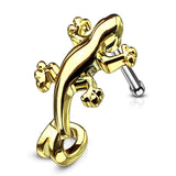 Gecko Nose Crawlers 316L Surgical Steel Nose Bone Stud Rings