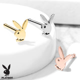 Licensed Playboy Bunny Gold Steel Nose Bone Studs Rings