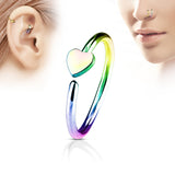 Heart Ear Cartilage Daith Helix Tragus Nose Rings
