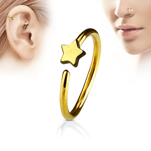 Star Ear Cartilage Daith Helix Tragus Nose Rings
