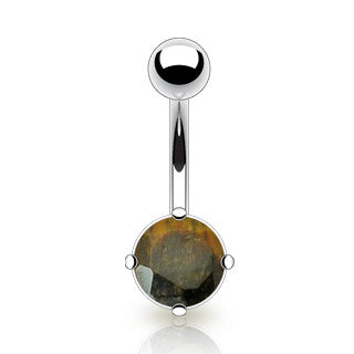 Tiger Eye Belly Button Navel Rings
