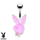 Officially Licensed Playboy Bunny 16G Petite Navel Belly Button Ring