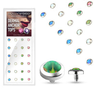 24 Pc 4mm Opal Dermal Anchor Top Package
