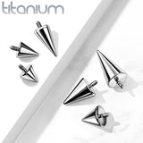 10 PC Value Pack Titanium Spike Dermal Anchor Top Lip Eyebrow