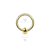 Solid Surgical Steel Hinge Hoop Segment Ring Ear Cartilage Nose Septum Tragus Rings