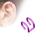 Double Ring Fake Non Piercing Ear Cartilage Helix Cuff Earring