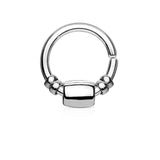 Removable Cylinder Beads Ear Cartilage Daith Helix Tragus Rings