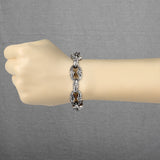 Casted Tribal Pattern Linked Large Stainless Steel Bracelets