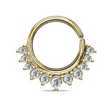 CZ Bendable Nose Septum Ear Cartilage Daith Helix Tragus Rings