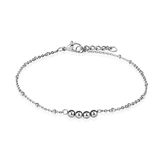 4 Balls 316L Stainless Steel Chain Anklet / Bracelet