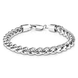 Round Spiga Chain Stainless Steel Bracelets