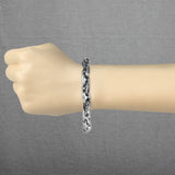 Anchor Linked Tungsten Carbide Chain Bracelets
