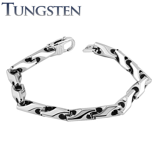 Arrow Linked Tungsten Carbide Chain Bracelets