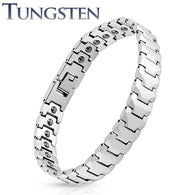 Panther Link Black IP Tungsten Carbide Chain Bracelets