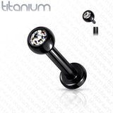 Implant Titanium CZ Ball Lip Labret Tragus, Cartilage Piercing