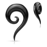 1 Pc Spiral Organic Buffalo Horn Ear Taper Ear Plugs